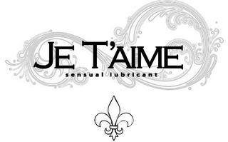 JE T'AIME SENSUAL LUBRICANT logo