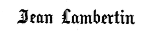 JEAN LAMBERTIN logo