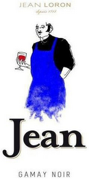 JEAN LORON DEPUIS 1711 JEAN GAMAY NOIR logo