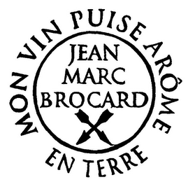 JEAN MARC BROCARD MON VIN PUISE ARÔME EN TERRE logo