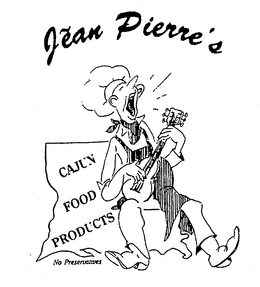 JEAN PIERRE'S CAJUN FOOD PRODUCTS NO PRESERVATIVES logo