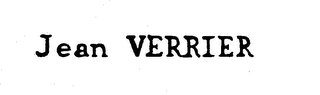 JEAN VERRIER logo