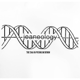 JEANEOLOGY THE DNA IN PREMIUM DENIM logo