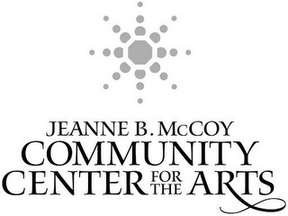 JEANNE B. MCCOY COMMUNITY CENTER FOR THE ARTS logo
