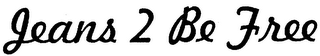 JEANS 2 BE FREE logo
