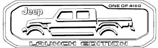 JEEP ONE OF 4190 LAUNCH EDITION logo