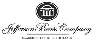 JEFFERSON BRASS COMPANY CLASSIC GIFTS IN SOLID BRASS logo