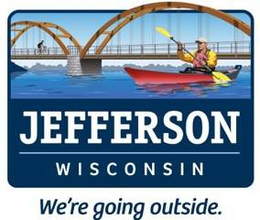 JEFFERSON WISCONSIN WE'RE GOING OUTSIDE logo