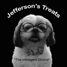JEFFERSON'S TREATS "THE INTELLIGENT CHOICE" logo