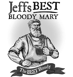 JEFFS BEST BLOODY MARY THE BEST BLOODY logo