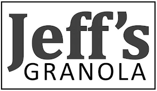 JEFF'S GRANOLA logo