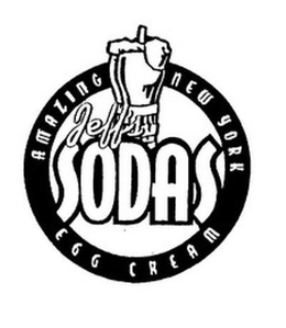 JEFF'S SODAS AMAZING NEW YORK EGG CREAM logo