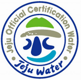 JEJU WATER · JEJU OFFICIAL CERTIFICATION WATER· logo