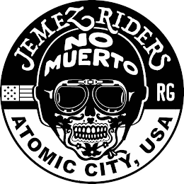 JEMEZ RIDERS NO MUERTO RG ATOMIC CITY, USA logo