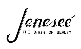 JENESEE THE BIRTH OF BEAUTY logo
