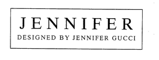 JENNIFER DESIGNED BY JENNIFER GUCCI logo