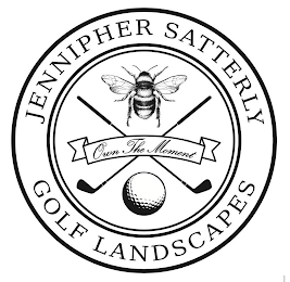 JENNIPHER SATTERLY GOLF LANDSCAPES OWN THE MOMENT logo