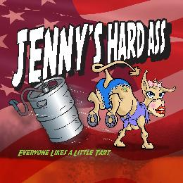 JENNY'S HARD ASS EVERYONE LIKES A LITTLE TART DRINK M.O.R.E. logo
