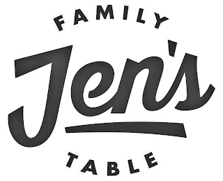 JEN'S FAMILY TABLE logo