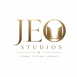 JEO STUDIOS STORY. VISION. IMPACT. logo