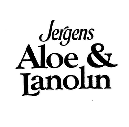 JERGENS ALOE & LANOLIN logo