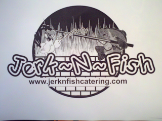 JERK~N~FISH JUST JERK~IT WWW.JERKNFISHCATERING.COM logo