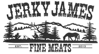 JERKY JAMES FINE MEATS EST. 2013 logo