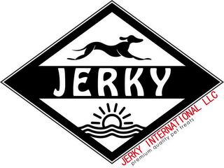 JERKY JERKY INTERNATIONAL LLC PREMIUM QUALITY PET TREATS logo