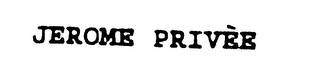 JEROME PRIVEE logo