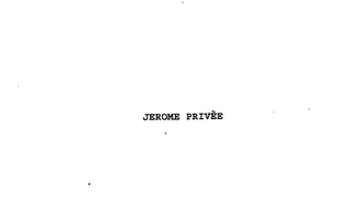 JEROME PRIVEE logo