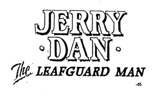 JERRY DAN THE LEAFGUARD MAN logo