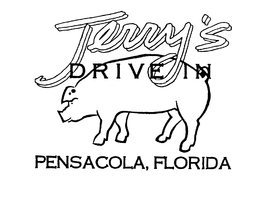 JERRY'S DRIVE IN PENSACOLA, FLORIDA logo