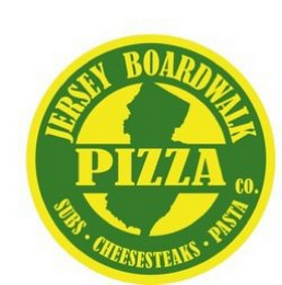 JERSEY BOARDWALK PIZZA SUBS · CHEESESTEAKS · PASTA CO. logo