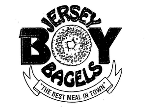 JERSEY BOY BAGELS "THE BEST MEAL IN TOWN" logo