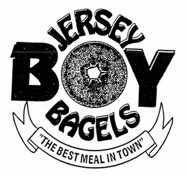 JERSEY BOY BAGELS "THE BEST MEAL IN TOWN" logo