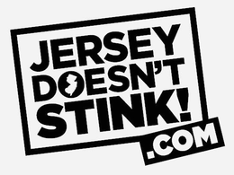 JERSEY DOESN'T STINK! .COM logo