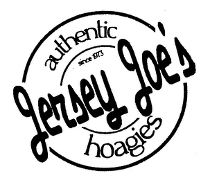 JERSEY JOE'S AUTHENTIC HOAGIES SINCE 1973 logo