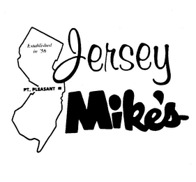 JERSEY MIKE'S ESTABLISHED IN '56 PT. PLEASANT logo