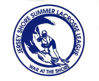 JERSEY SHORE SUMMER LACROSSE LEAGUE WAR AT THE SHORE logo