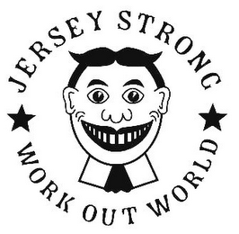 JERSEY STRONG WORK OUT WORLD logo