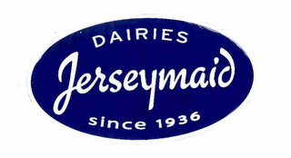 JERSEYMAID DAIRIES SINCE 1936 logo