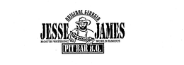JESSE JAMES ORIGINAL GEORGIA PIT BAR B.Q. MOUTH WATERING WORLD FAMOUS logo