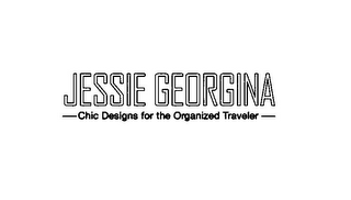 JESSIE GEORGINA CHIC DESIGNS FOR THE ORGANIZED TRAVELER logo
