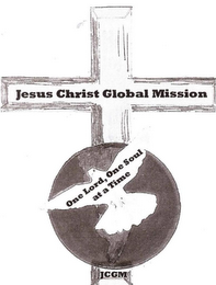 JESUS CHRIST GLOBAL MISSION, ONE LORD, ONE SOUL AT A TIME JCGM logo