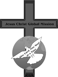 JESUS CHRIST GLOBAL MISSION ONE LORD, ONE SOUL AT A TIME JCGM logo