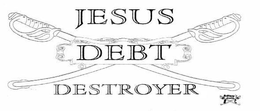 JESUS DEBT DESTROYER BRITTNEY'S CREATIONS BC logo