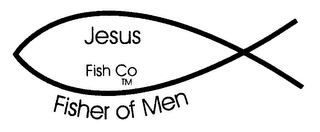 JESUS FISH CO FISHER OF MEN logo