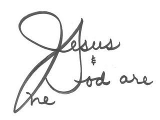 JESUS & GOD ARE ONE logo