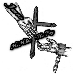 JESUS HE HOLDS THE KEY logo