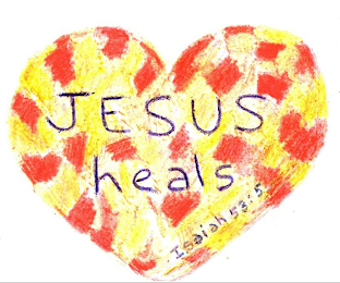 JESUS HEALS ISAIAH 53:5 logo